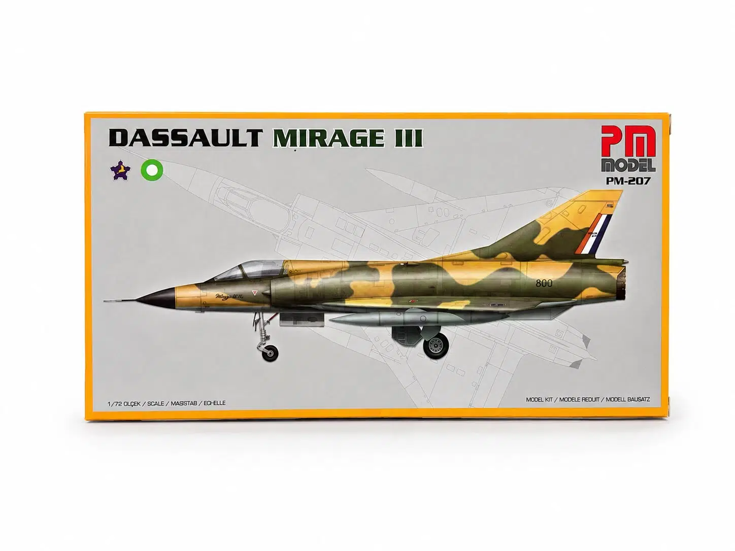 Dassault Mirage III Pm Model Demonte Plastik Maket