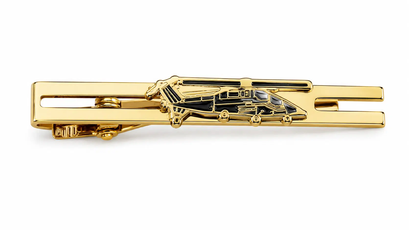 Kravat İğnesi "Helikopter" Gold - Boşluksuz