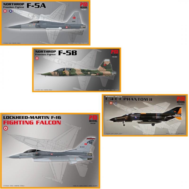 PM Model MAKET SET TUAF FIGHTERS (F-5A, F-5B, F-4, F-16) PM Model MAKET SET TUAF FIGHTERS (F-5A, F-5B, F-4, F-16)