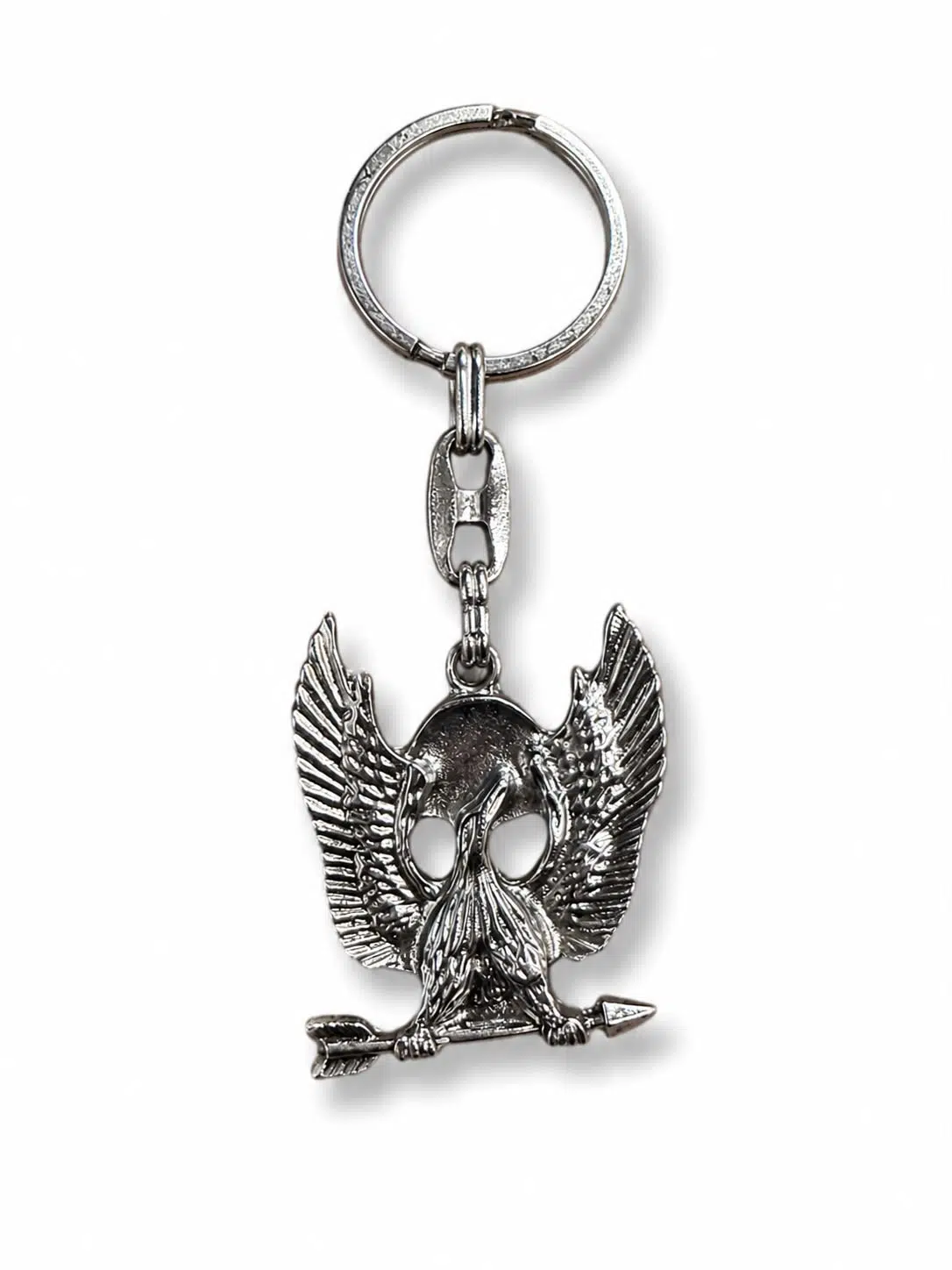  Metal Anahtarlık Oklu Kartal Bakır