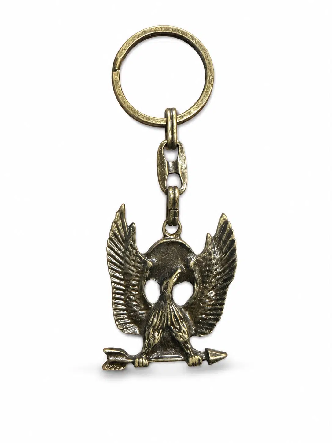  Metal Anahtarlık Oklu Kartal Haki