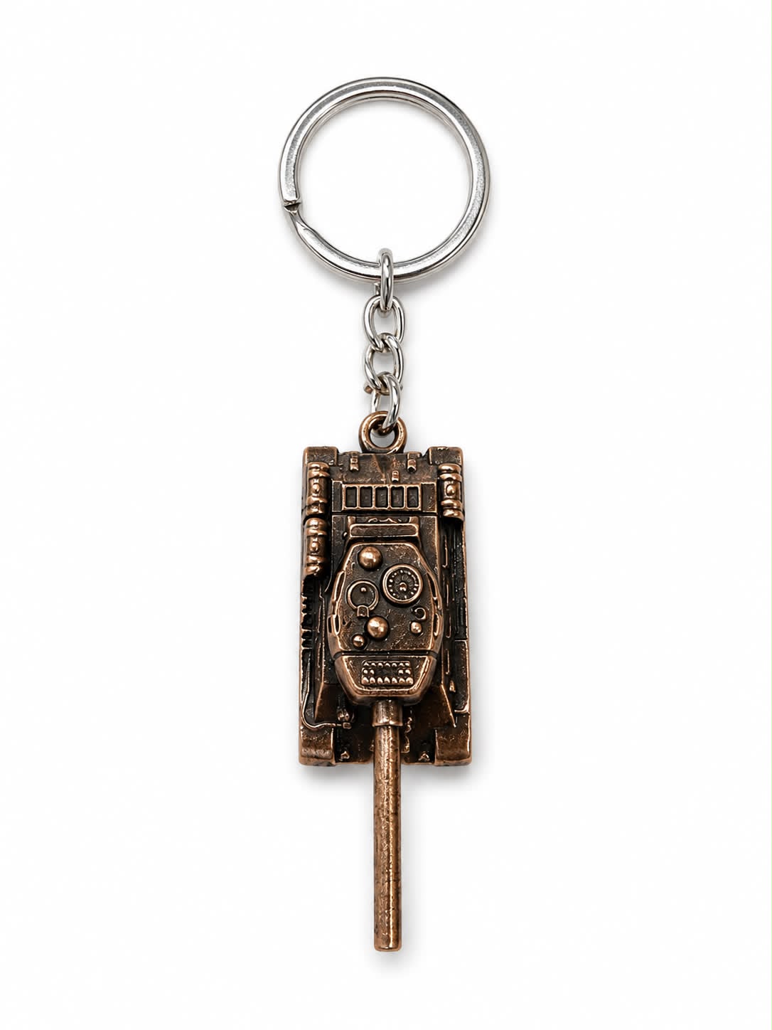 Metal Anahtarlık Tank Bronz