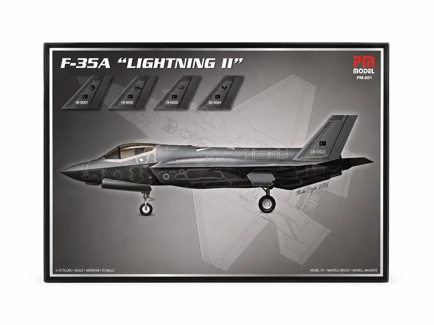 PM Model F-35A Lightning 2 Plastik Uçak Maket Kiti