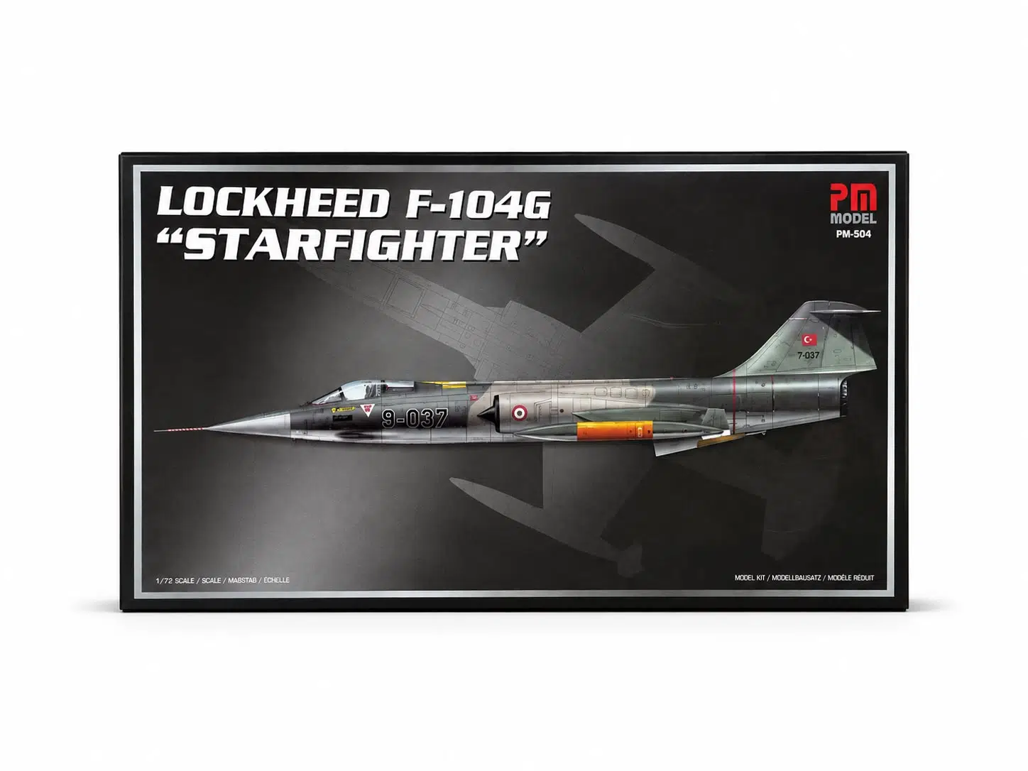 PM Model Lockheed F-104G Starfighter Plastik Uçak Maket Kiti