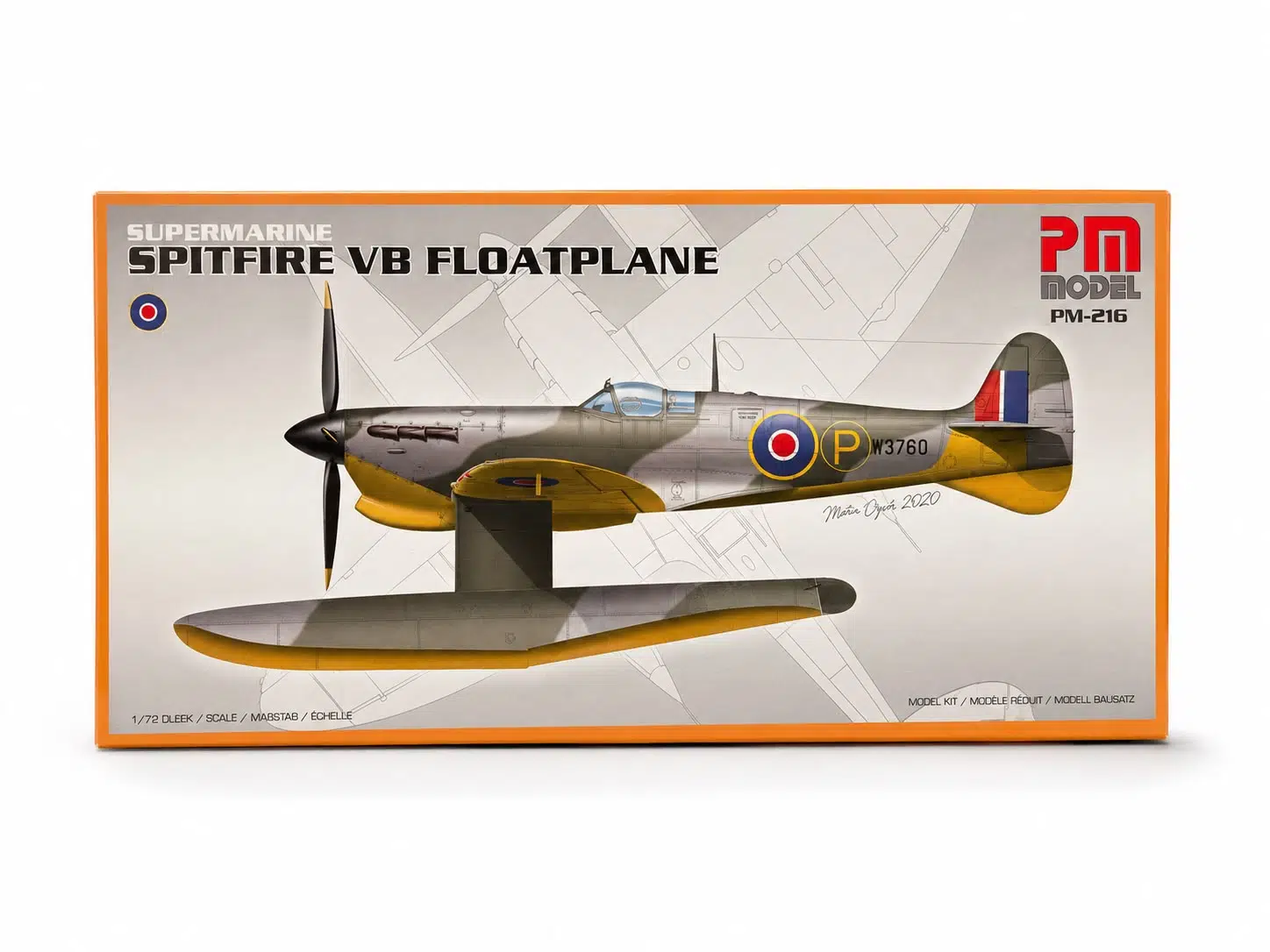 Supermarine Spitfire Vb FloatPlane PM Model Demonte Plastik Uçak Maket Kiti