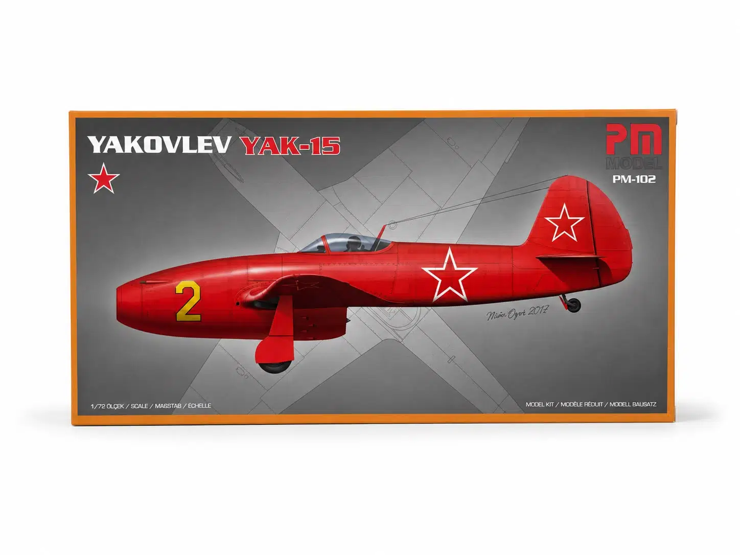 Yakovlev Yak-15 Pm Model Avcı Uçağı Demonte Plastik Maketi